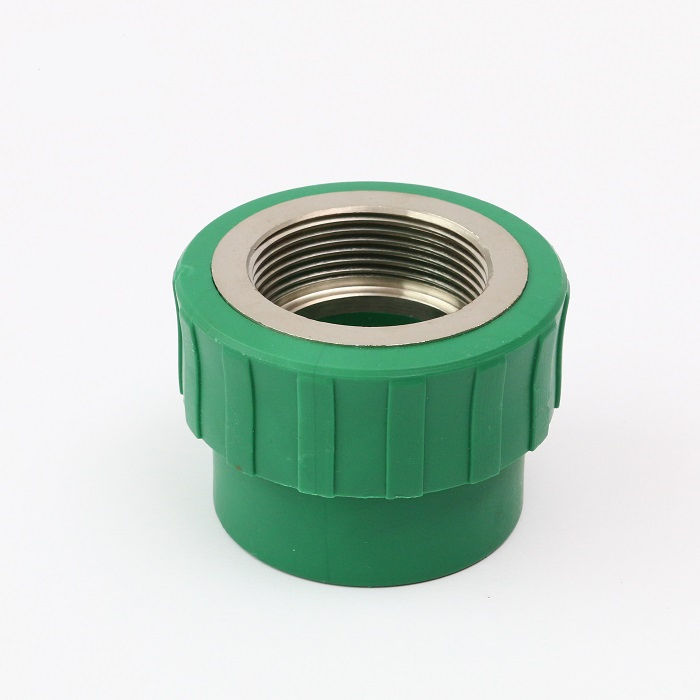 Zhuji PPR Pipe Fittings Material PPR Brass Insert Female Thearded Socket Adaptor Household