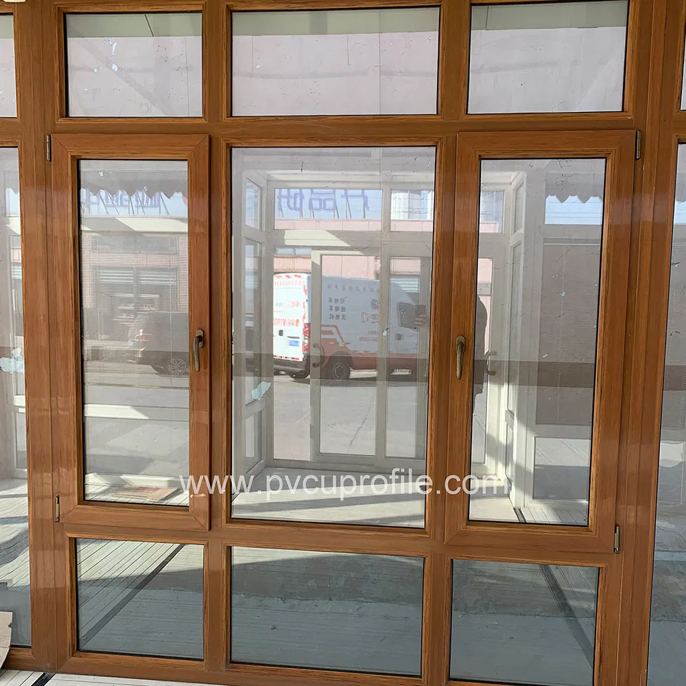 Sliding UPVC Windows with Mosquito Net Inside Sliding Frame Sash Glazing Bead Cover PVC Doors
