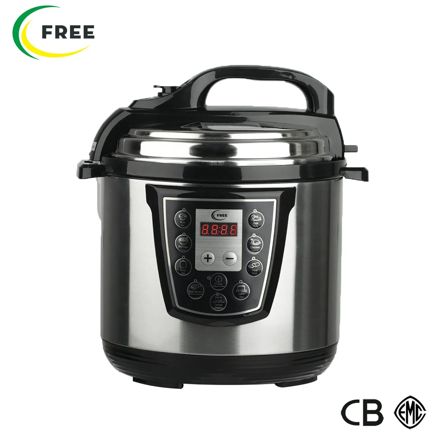 Commercial Multi-Function Silver Crest Stainless Steel Smart Digital Electric Pressure Cookers