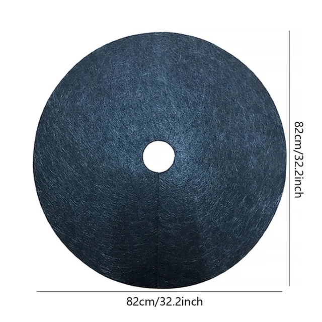 New Tree Protection Weed Mats Ecological Control Cloth Mulch Ring Round Weed Barrier Plant Cover for Indoor Outdoor Gardens