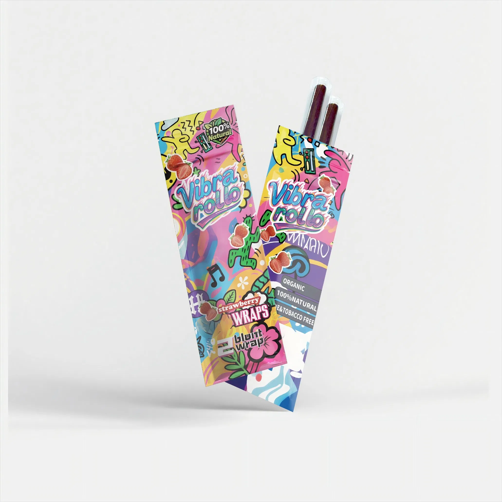 Strawberry Flavor Rolling Cigarette King Size Rolled Blunt Wraps
