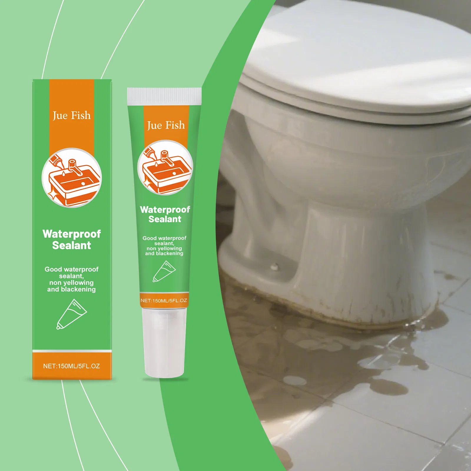 Waterproof Sealant Leak Repair Kitchen Bathroom Gap Filling Waterproof Adhesive Sealant Glue