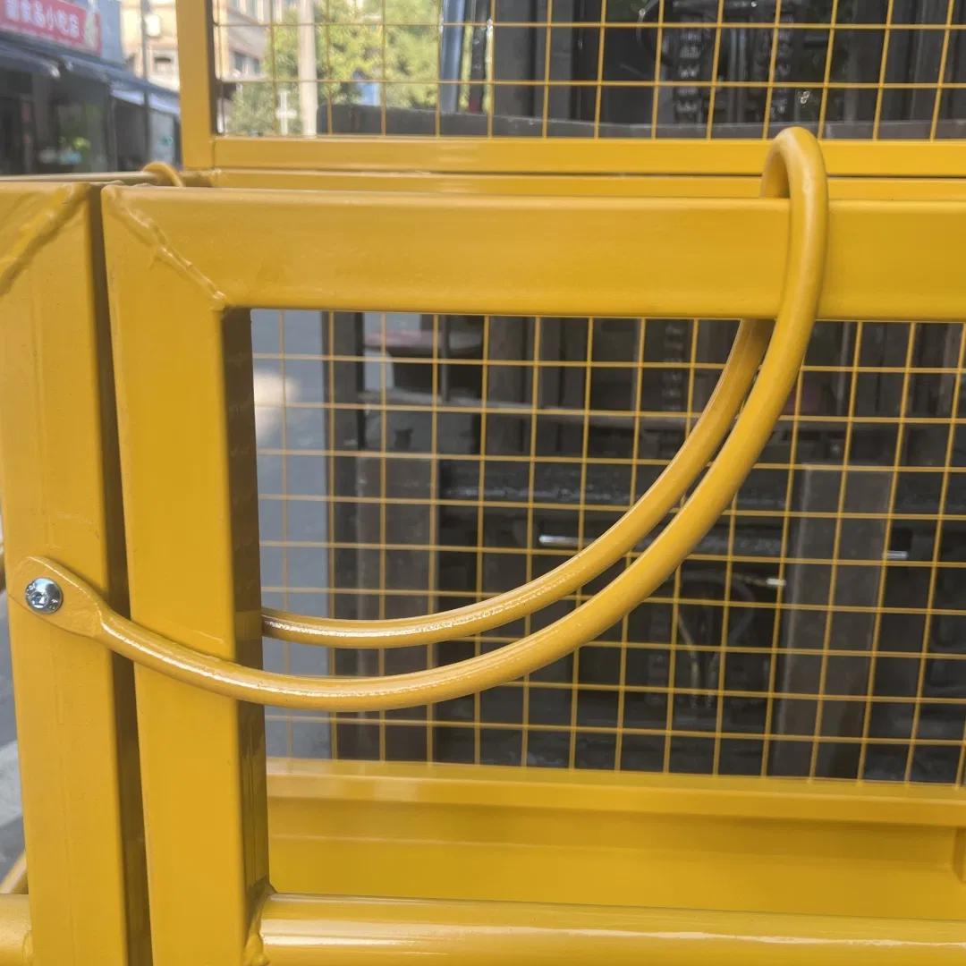 Safety Cage for Aerial Work Platforms Fits Boom Lifts & Forklift Attachment CE Certified, Protective Design