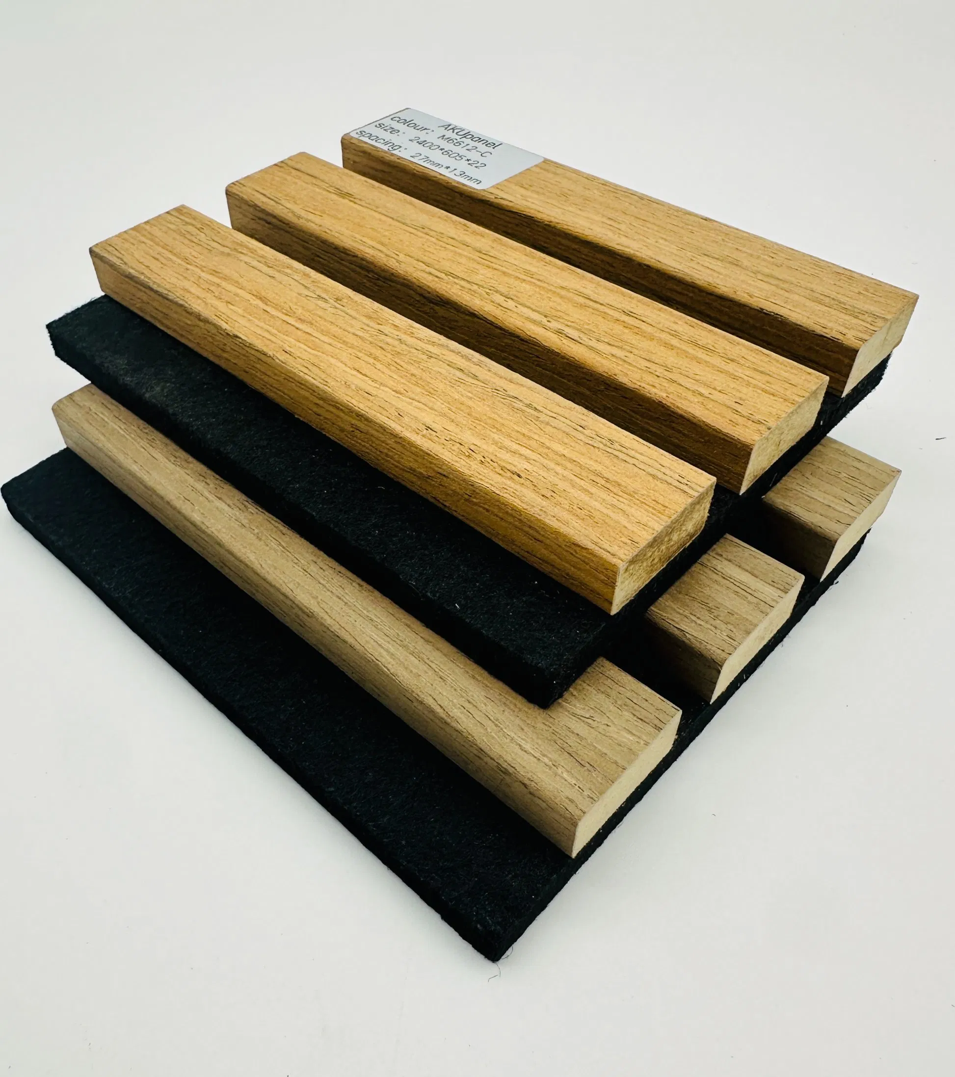 Akupanel Wood Acoustic Panel Akustik Panel Solid Wood Slat Acoustic Panels for Wall and Ceiling Decoration