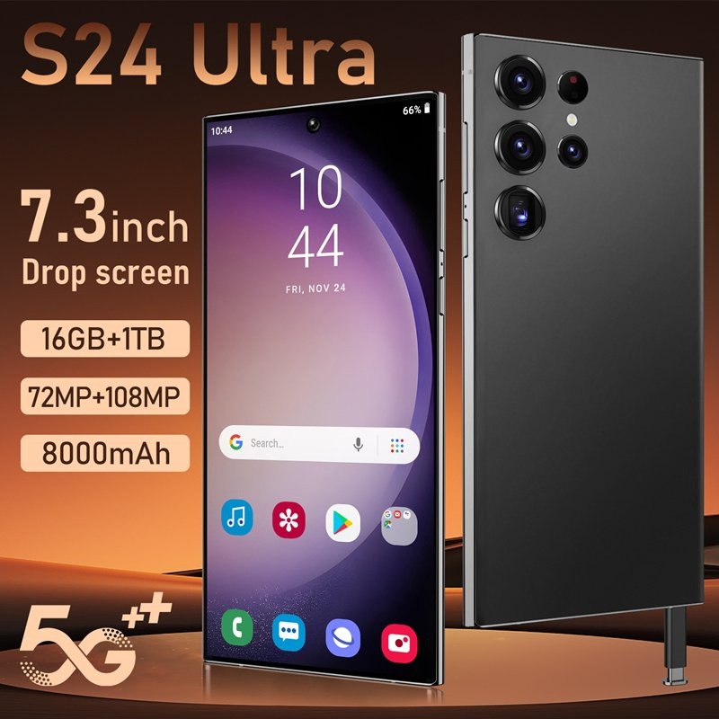 Affordable S24ultra 16GB RAM 1tb ROM 200MP Camera 5g Dual SIM Cellphone