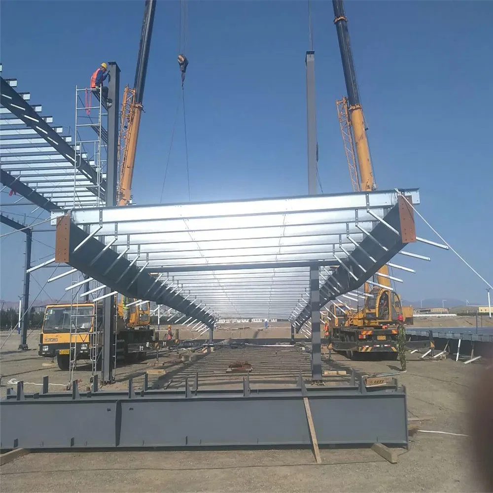 Easily Assembled Waterproof Prefab Factory Building/Steel Structure Workshop/Warehouse