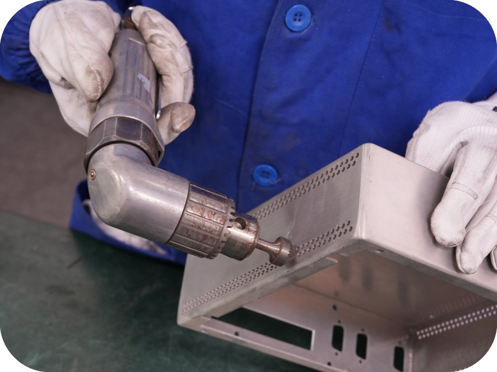 Пневматическая дрель 2400 об/мин, угловая