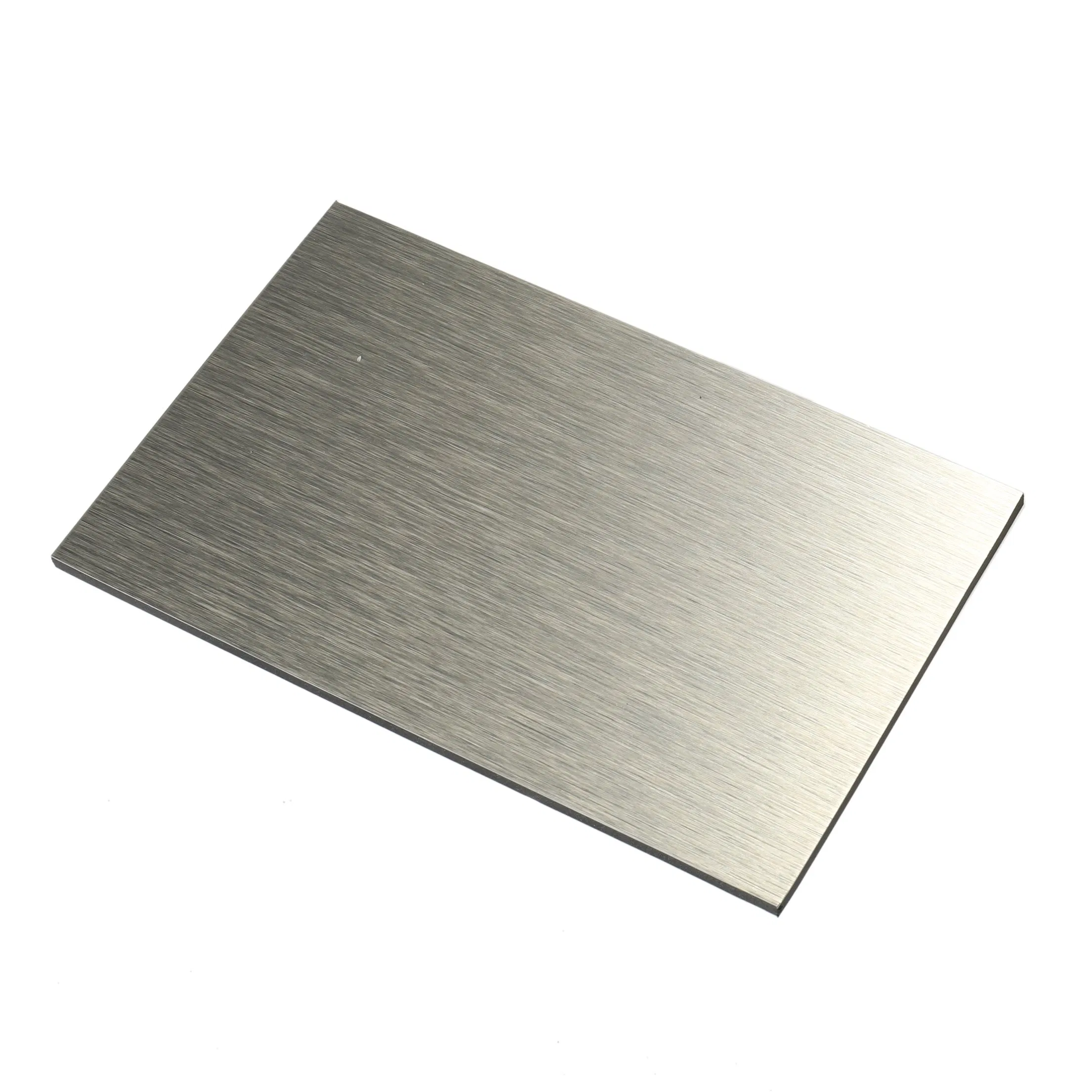 PVDF Brushed Aluminium Plastic Sheet Composite Panel