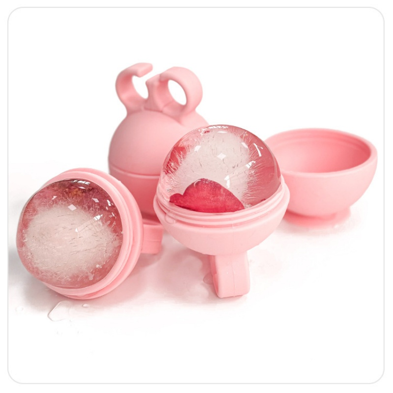 Round Shape Skin Care Beauty Freeze Cooling Facial Ice Roller Face Massager