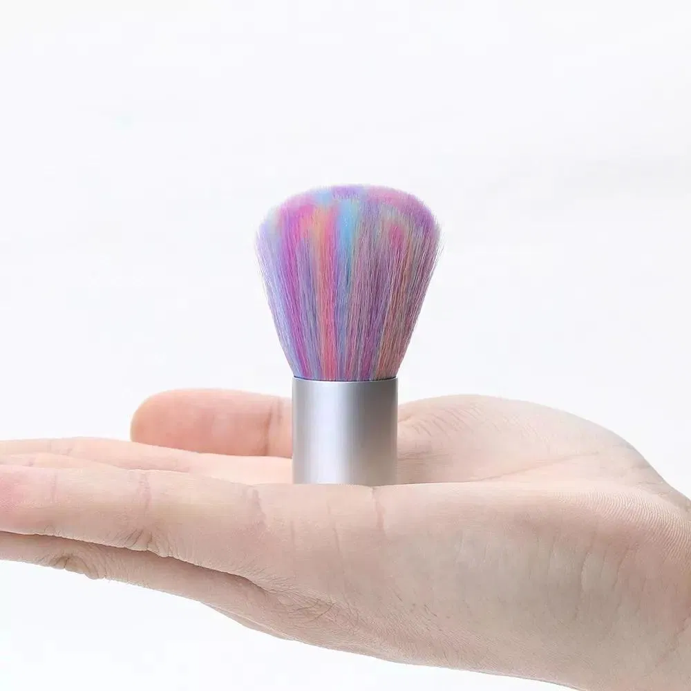 Hot Selling Colorful Soft Nail Art Powder Brush for Acrylic Nails Gel