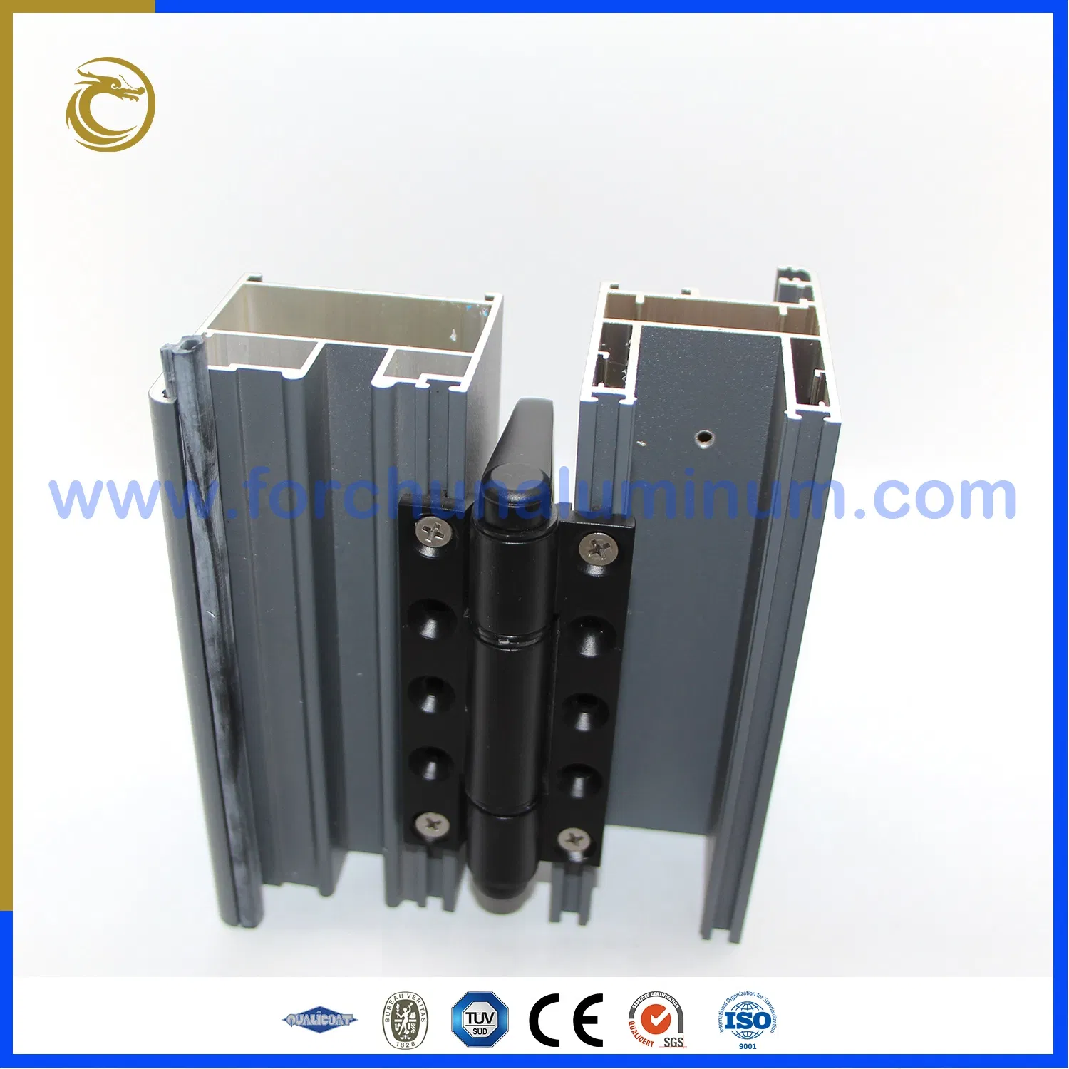 Custom Design Aluminium Bi-Folding Door Profiles Extrusion Aluminum Pivot Door Profile Frame