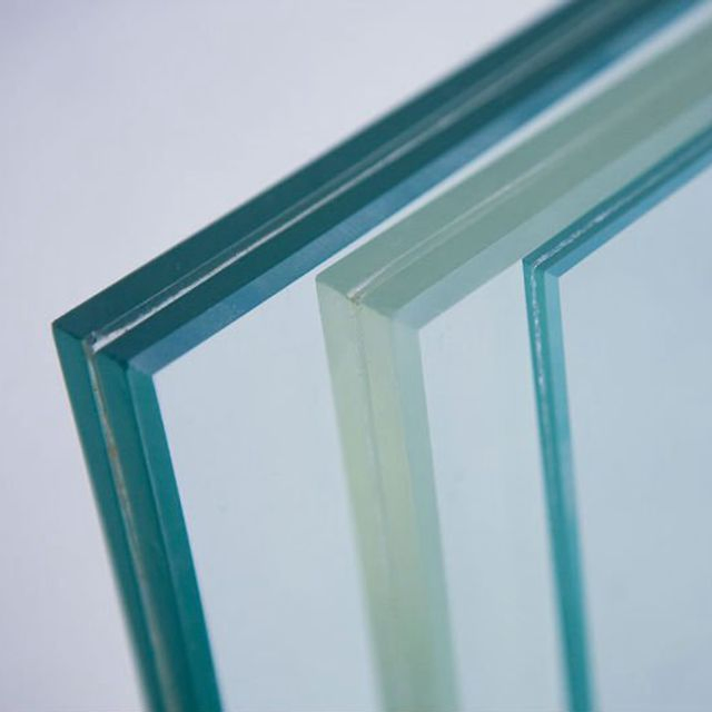Jinghu China Factory 6.38mm 8.38mm Wholesale Clear PVB EVA Tempered Laminated Glass Home Decorative Building Glass