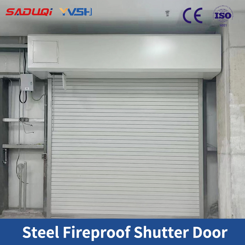China Automatic New Interior High-Quality Internal Fire Safety Solution Security Rolling Steel Fireproof Roller Shutter Door