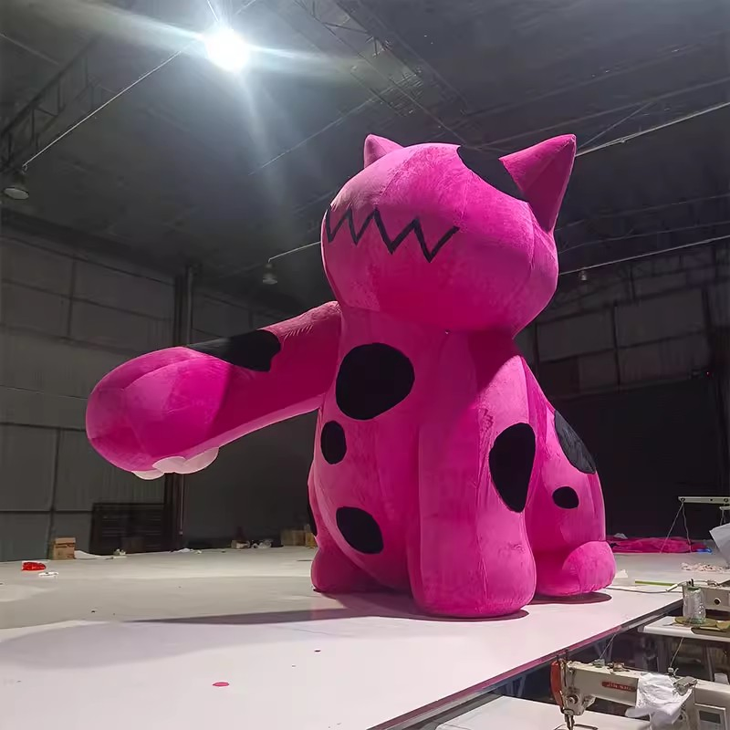 Boyi Giant Inflatable Lucky Cat Cartoon Inflatable Plush Cat
