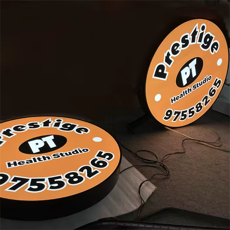 Custom China Printing Popular 3D Logo LED Acrylic Forming Advertising Light Box
