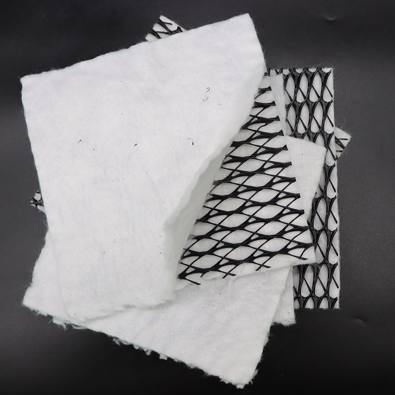 Composite HDPE Drainage Geonet with Non Woven Geotextile for Landfill Drainage System