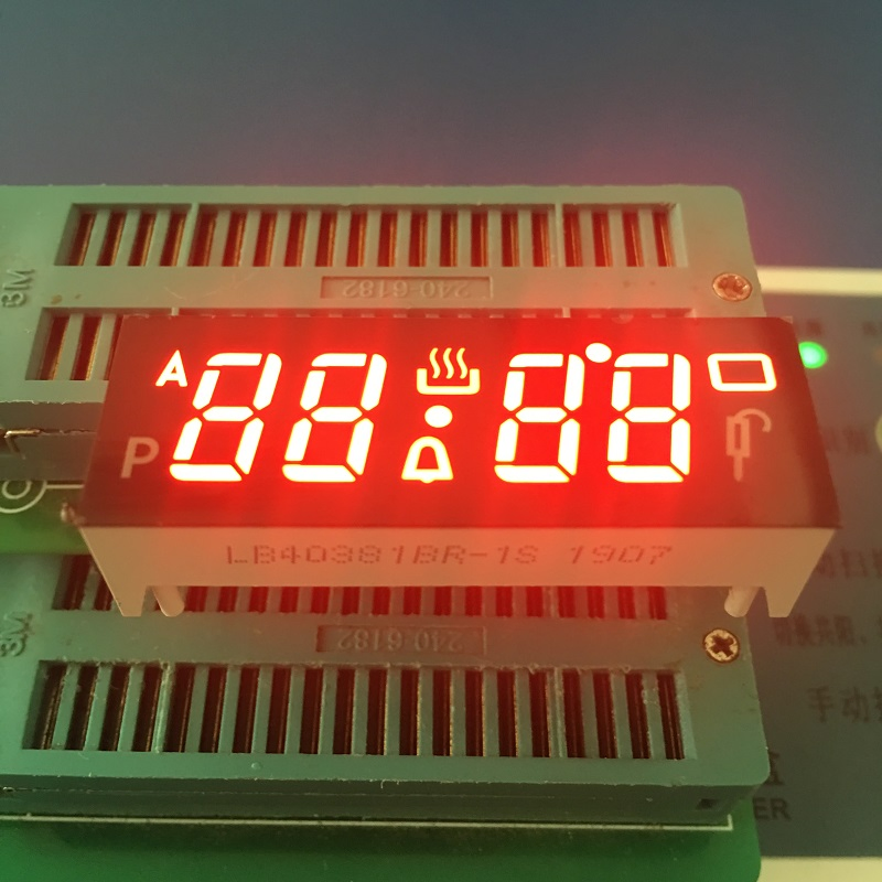 Ultra Red 7 Segment LED Display 4 Digit for Oven Timer