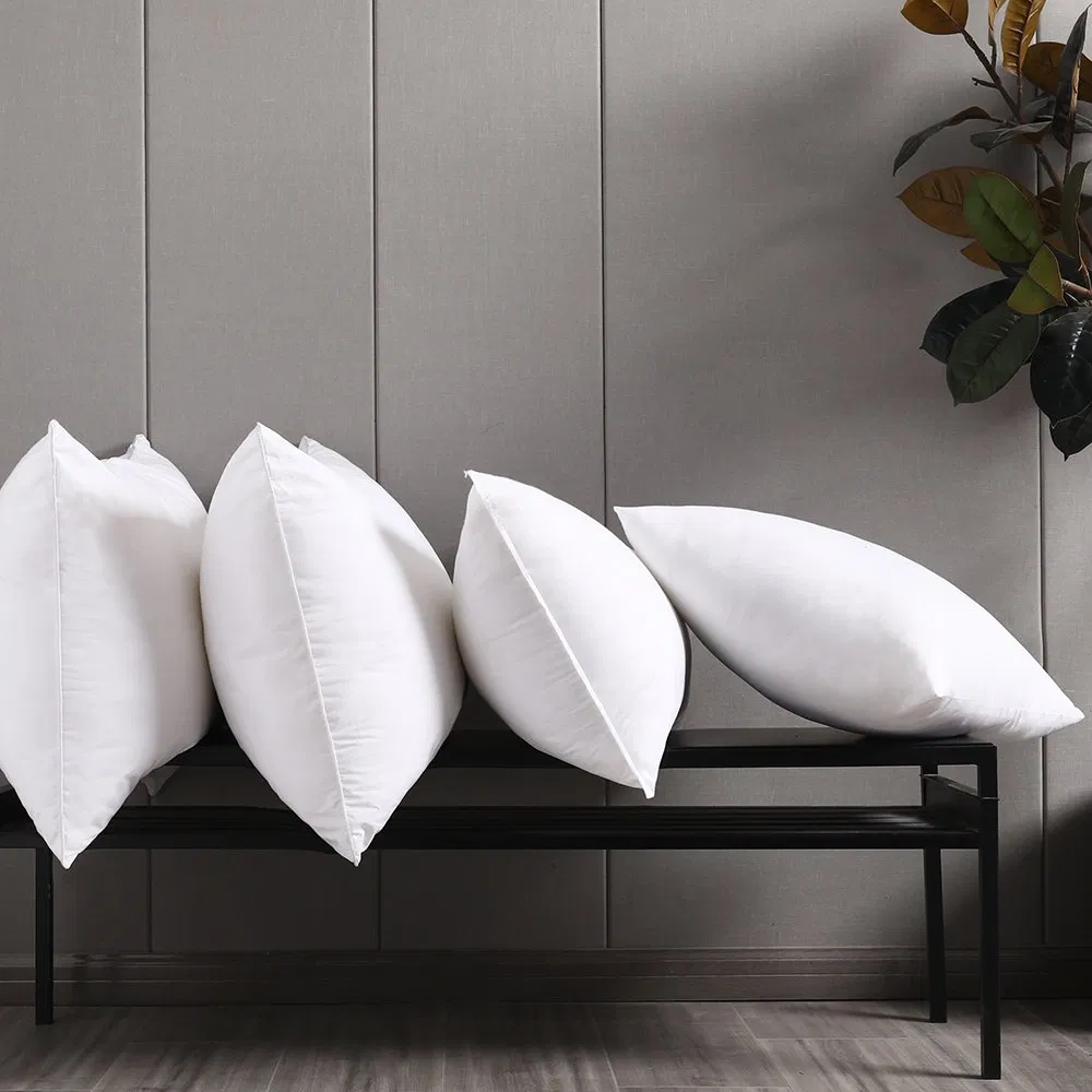 OEM 5 Star Hotel Pillows Bed Sleeping White Microfiber Pillow for Home or Hotel