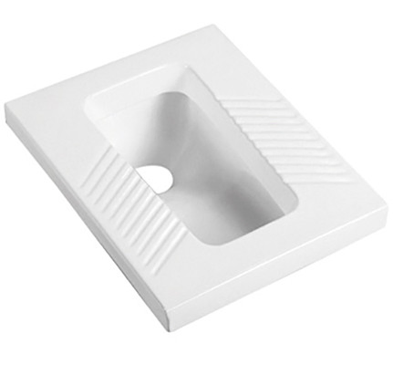 Chaozhou Ceramic Save Place Durable Squatting Pan Toilet Bathroom Sanitary Ware