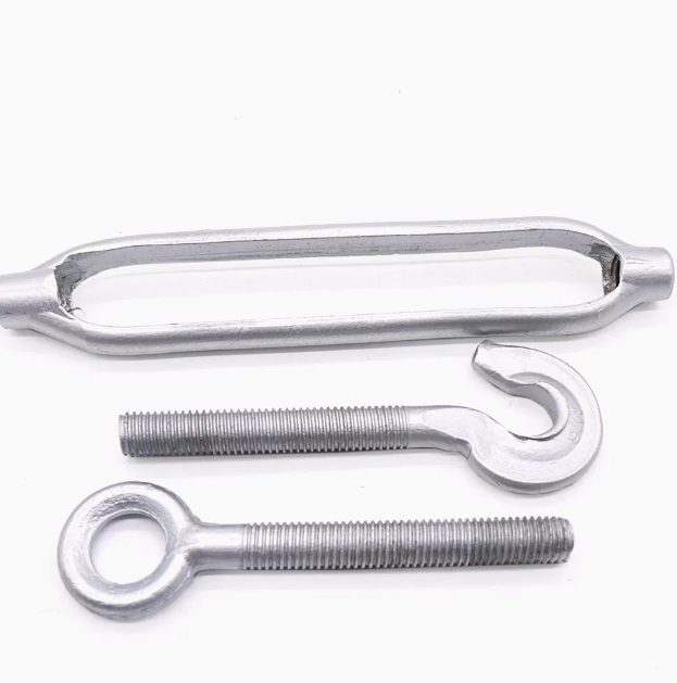 Hot DIP Galvanized Carbon Steel Hook and Eye Turnbuckle