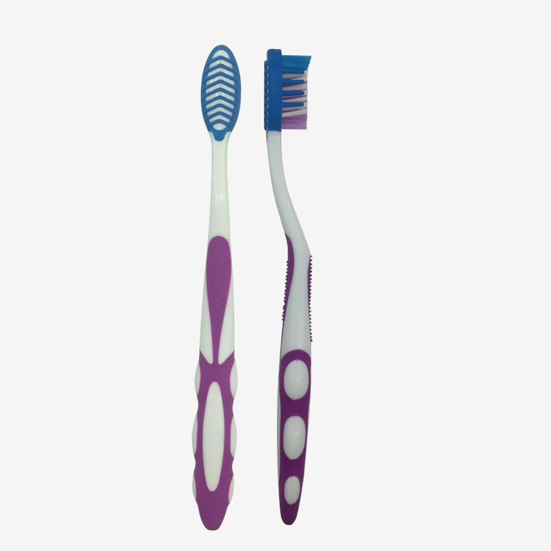 1PC Wholesale Custom Adult Travel Home Hotel Plastic Soft Bristle Home Use Toothbrush