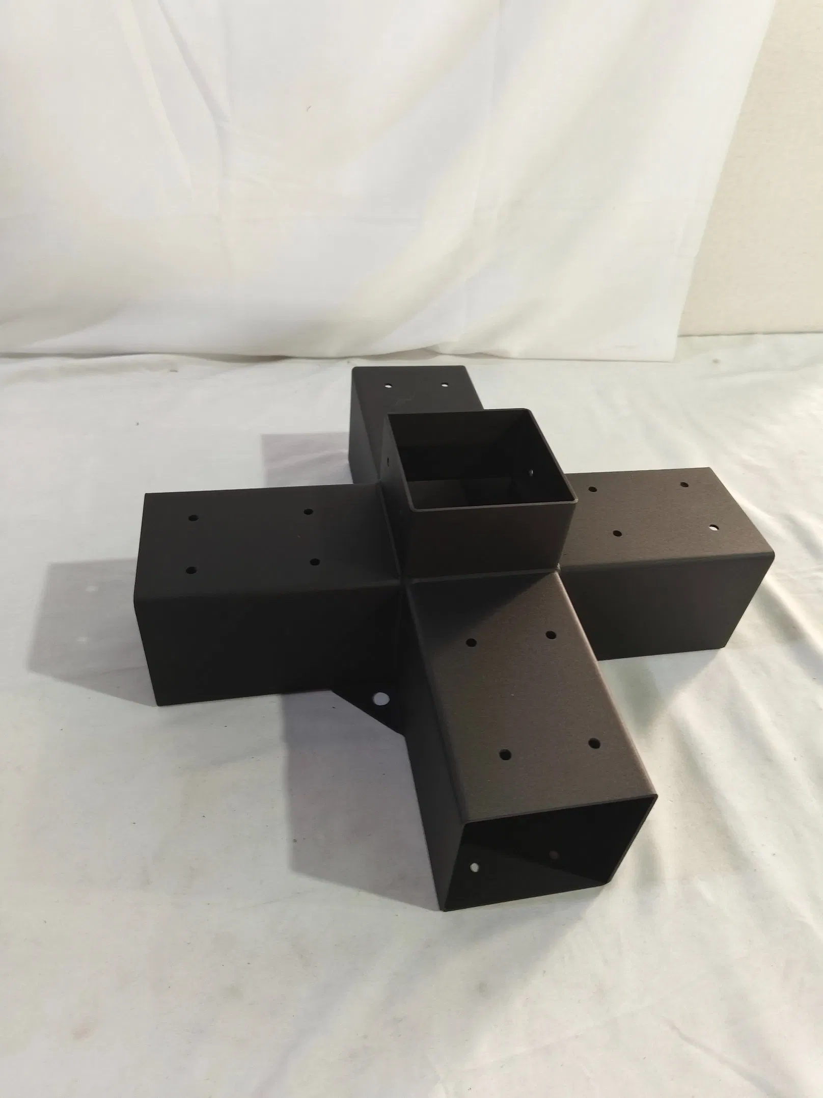 Pergola Bracket Kit 4''x4'' (Inner Size 3.6X3.6) , 4-Way Heavy Duty Corner Bracket