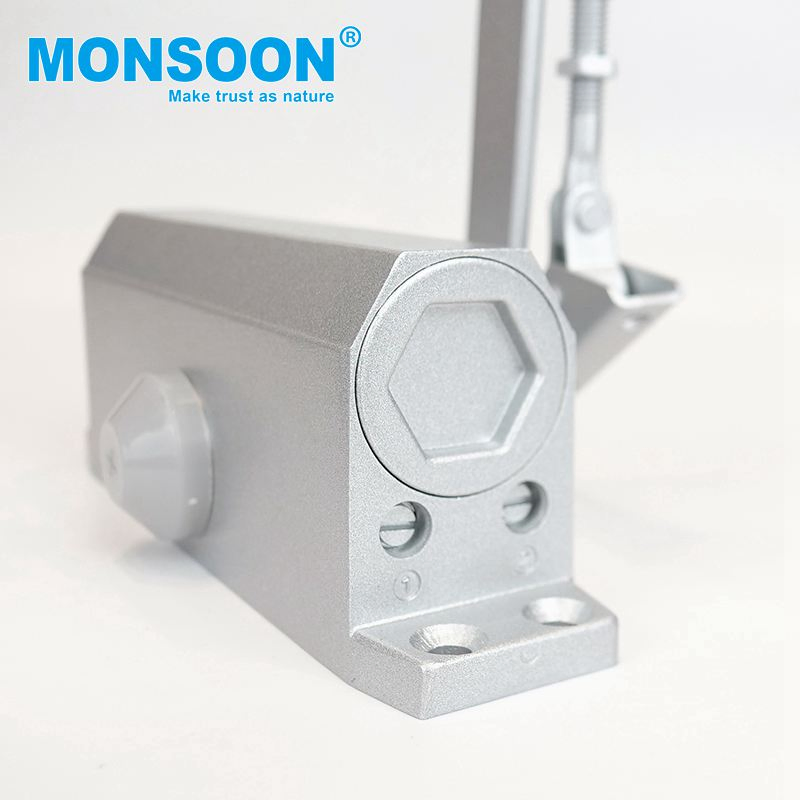 Heavy Duty Concealed Torsion Spring Sliding Adjustable Push Close Speed Door Closer Arm Automatic Aluminum Hydraulic Door Closer