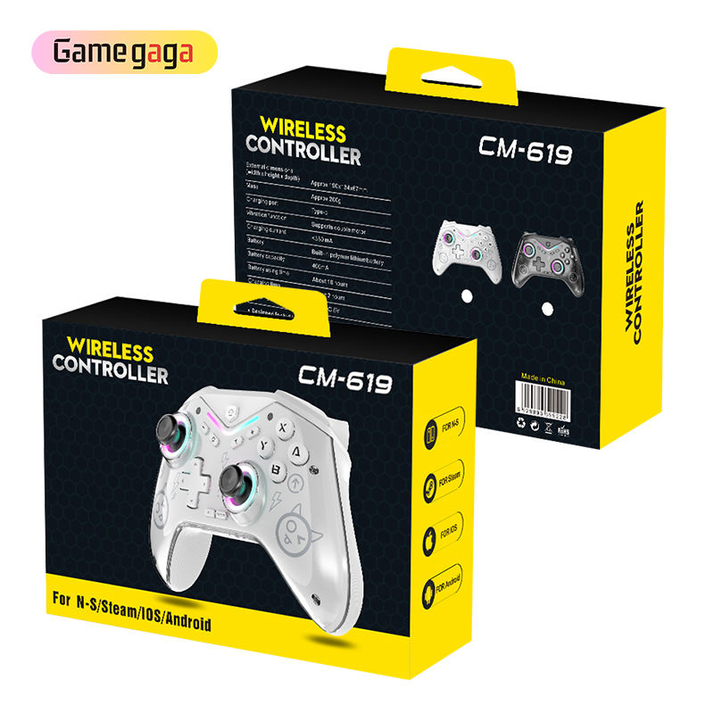 Беспроводной геймпад CM-619 для телефона, ПК и Switch