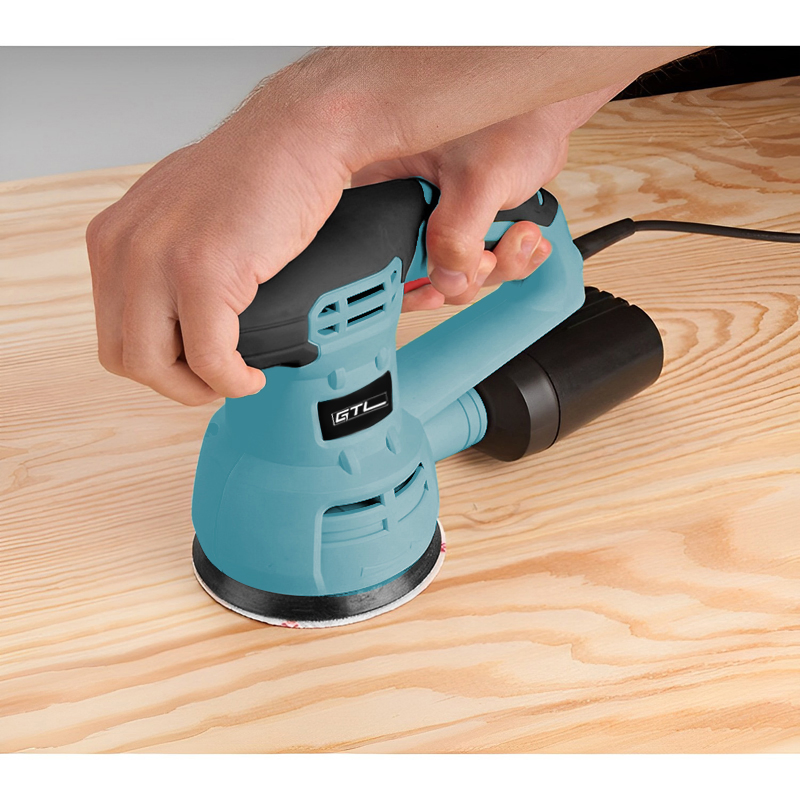 430W Electric Power Tools Random Orbit Sander, Variable Speed Rotary Sander with Sanding Pad Dia 125mm (RS002)