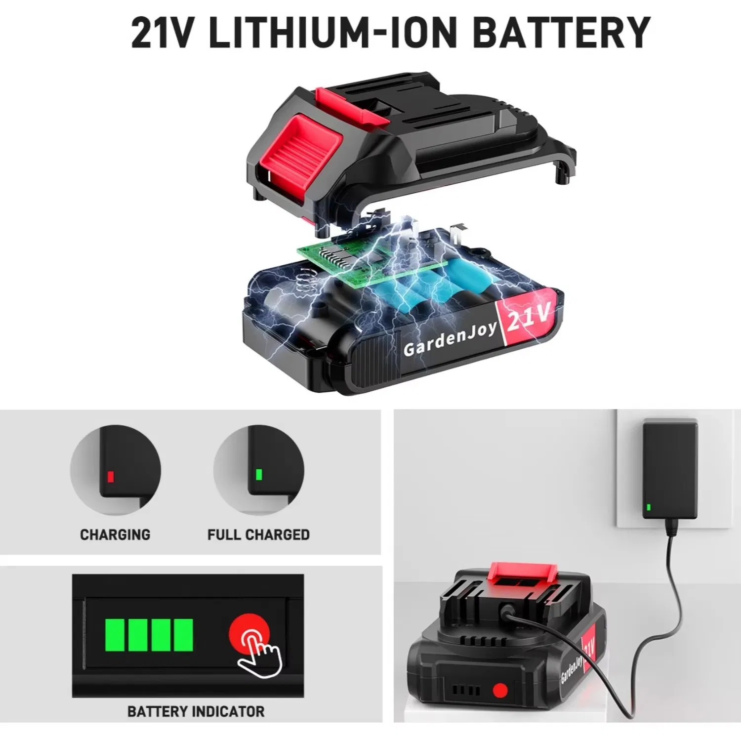 Аккумуляторные электрические ножницы Feihu 21V