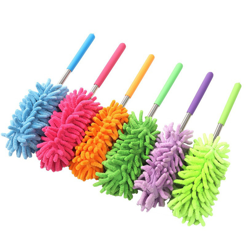 Extendable Handle Chenille Duster Brush