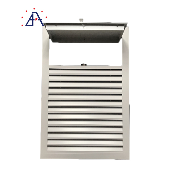 Fashion Modern Aluminum French Window Shutters with Grill Design