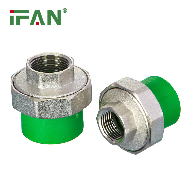 Ifan En 15874 Brass Insert PPR Pipe Fittings Female Thread Union PPR Water Pipe Fitting