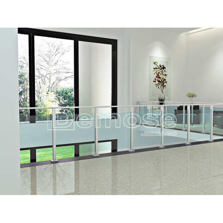 Outdoor Stainless Steel Railing with Square Pillar Acrylic Stair Banister for Apartment Use (DMS-B21328)