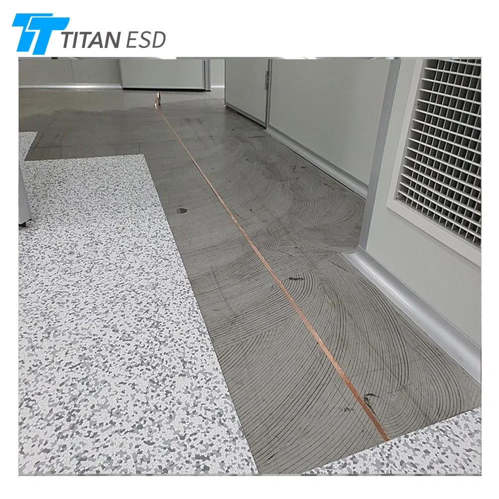 Антистатические напольные плитки ESD PVC для чистых помещений
