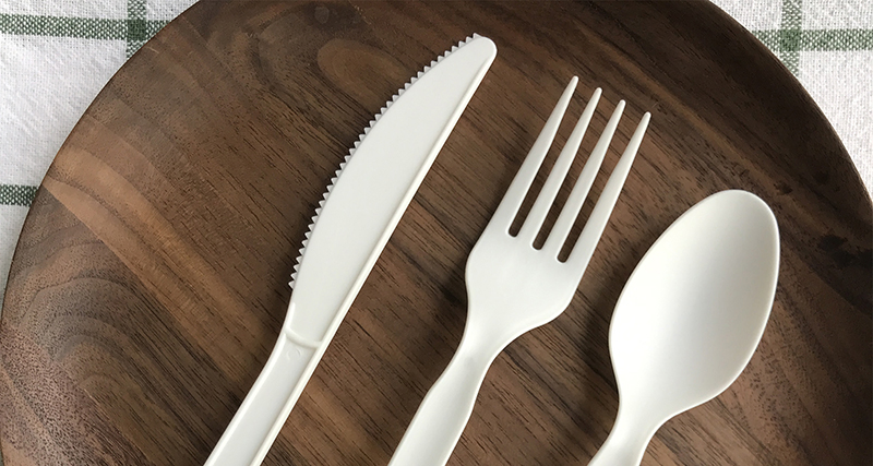 Eco-Friendly Biodegradable and Compostable Cpla Knives Cutlery Disposable Tableware