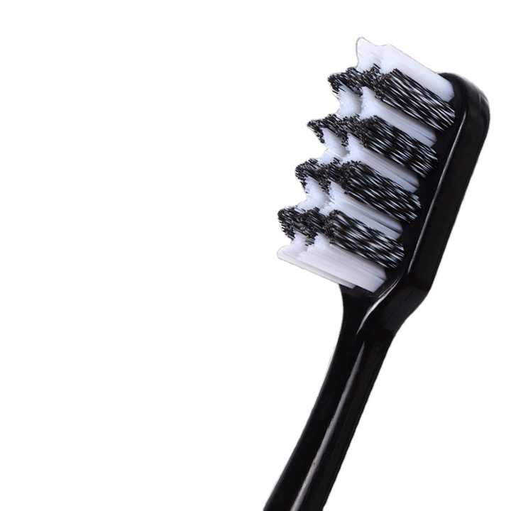 Adult Hard Toothbrush with Irregular Hole Spiral DuPont Bristles Toothbrush