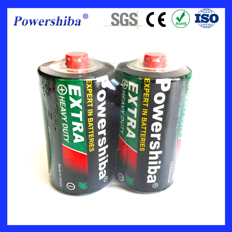 Батарейка угольно-цинковая 1.5V D (R20) Leakage-Proof
