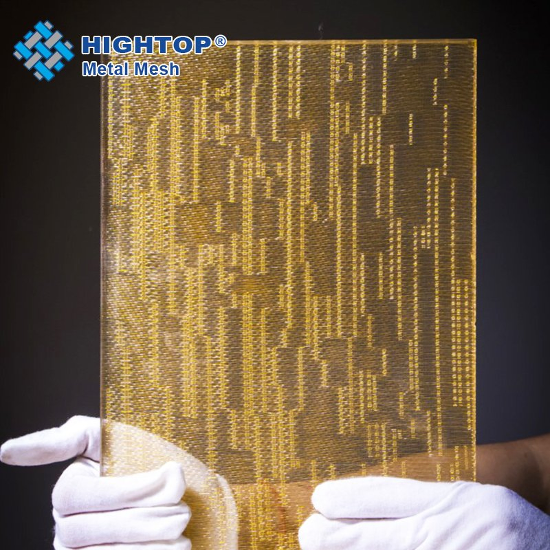 Architectural Mesh Fabric Laminated Glass for National Landmark Buildings