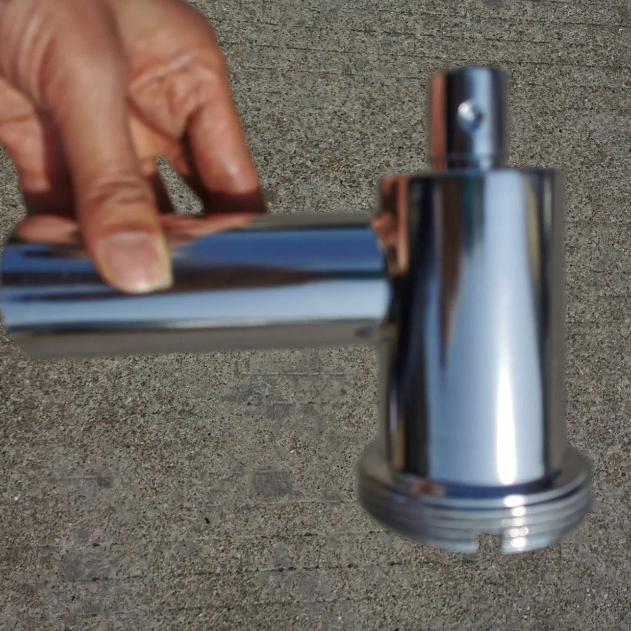 Aluminium Casting Mirror Polish Tray Meat Grinder Parts Shining Surface Not Chroming