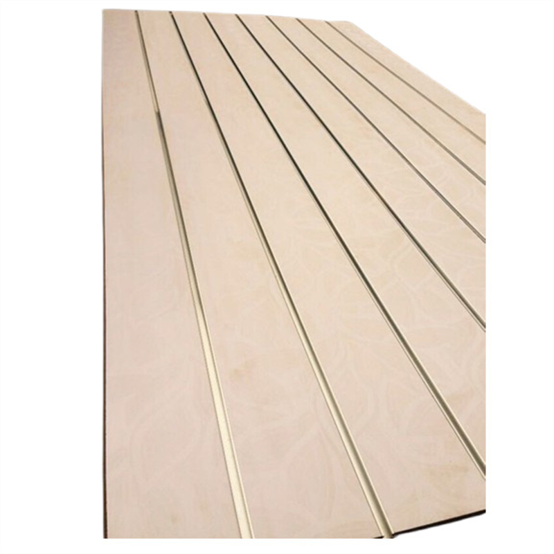 Slotted Plate 15mm Melamine Slotted Slat Wall Panel for Display