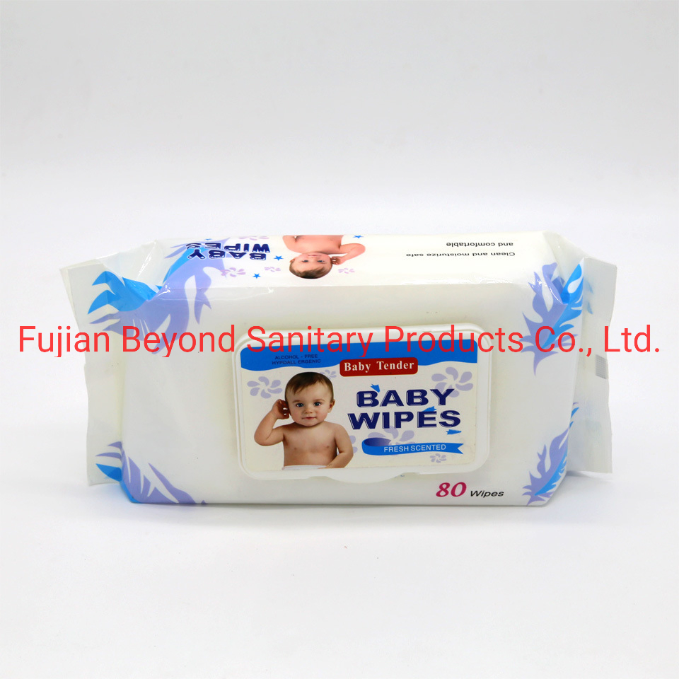 Softly Non-Woven Fabric Acceptable Price High Quality Baby Wipe Wet Tissue Manufacturer From China