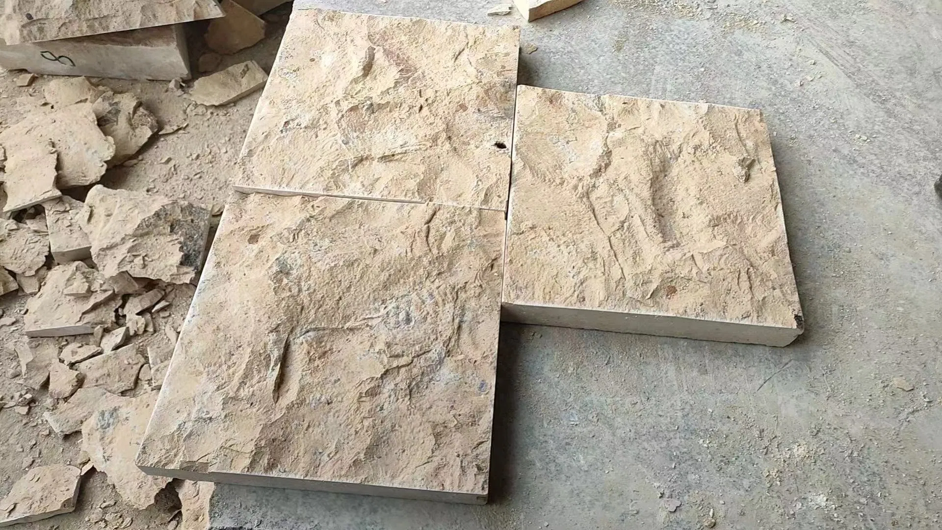 Chinese Beige Yellow Limestone for Wall Cladding Outdoor Floor Tile