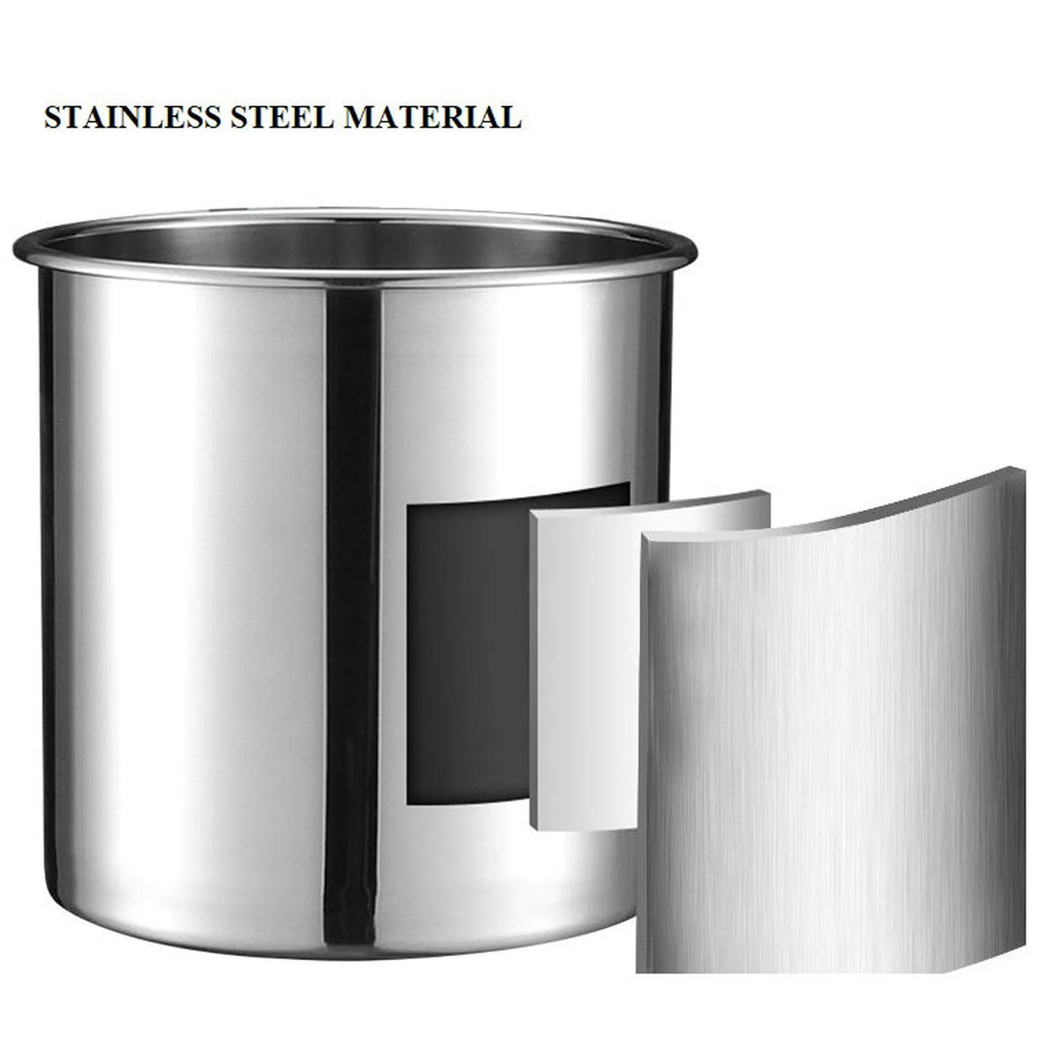 Stainless Steel 13L Capacity Thermal Insulation Soup Kettle Drum Shape