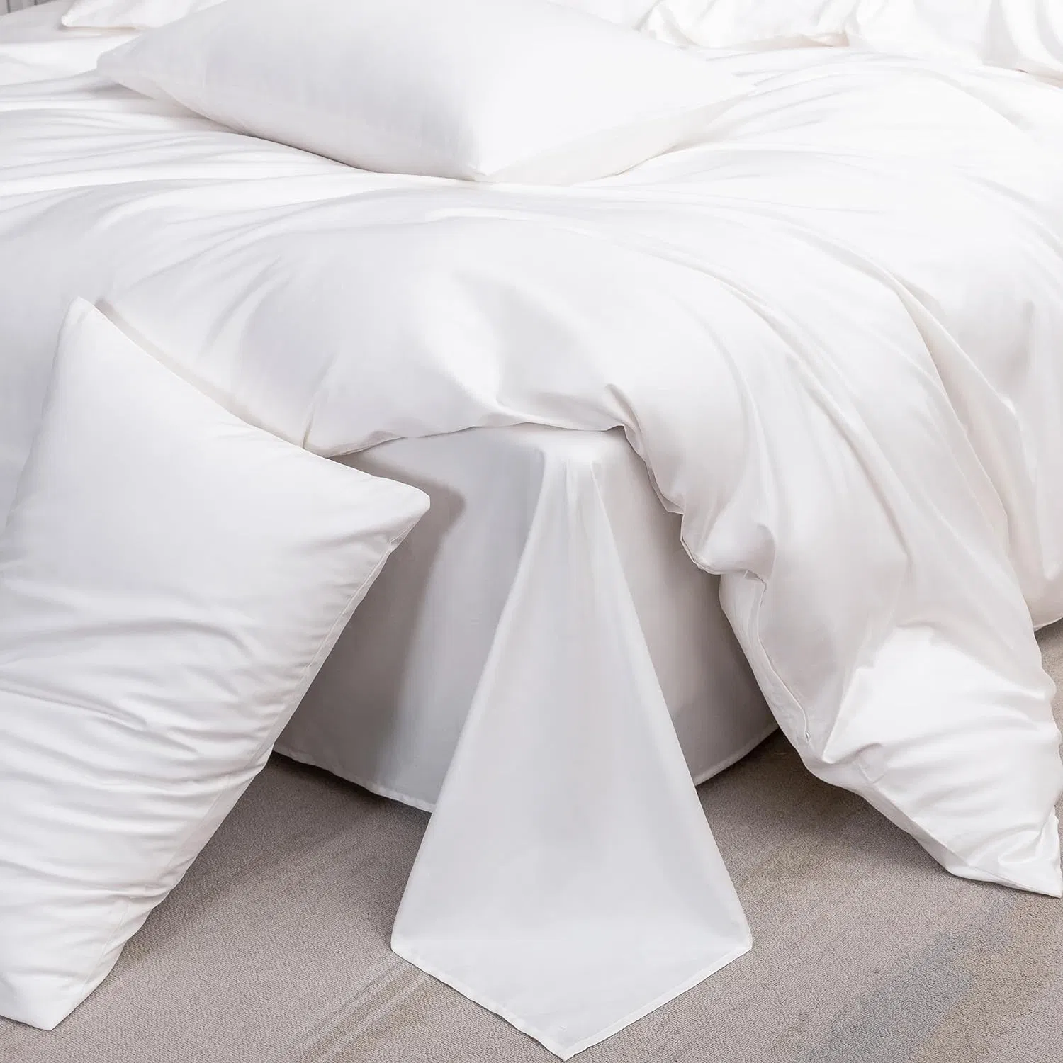 Cotton Duvet Quilt Comforter Cover Set Pillowcase Soft Bed Sheets King Single Twin Hotel Home Bedding Set