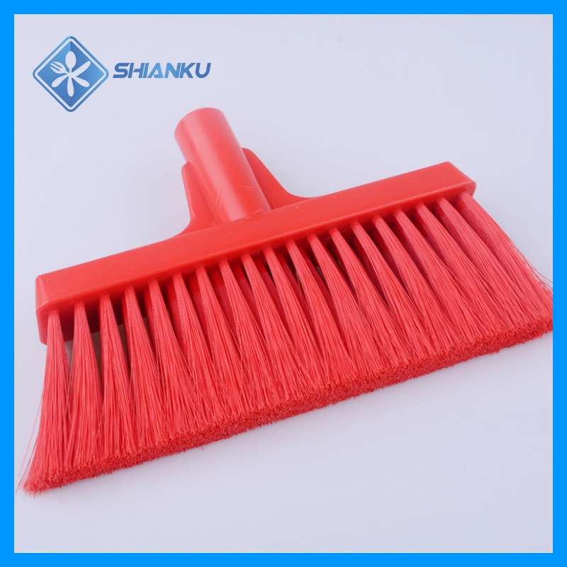 Shianku Industrial Food Grade Broom Soft Bristles Lobby Floor Cleaning Broom Head