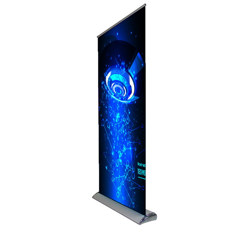 Tradeshow Exhibition Display Scrolling Information Banner Stand