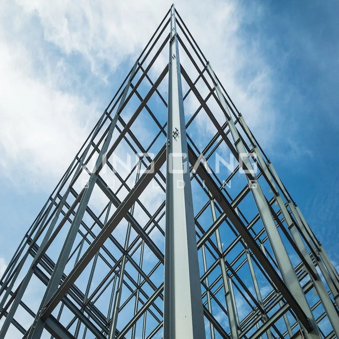 Customized Metal Carport Metal Shed Gable Frame Building Prefabricated Steel Structure Garage