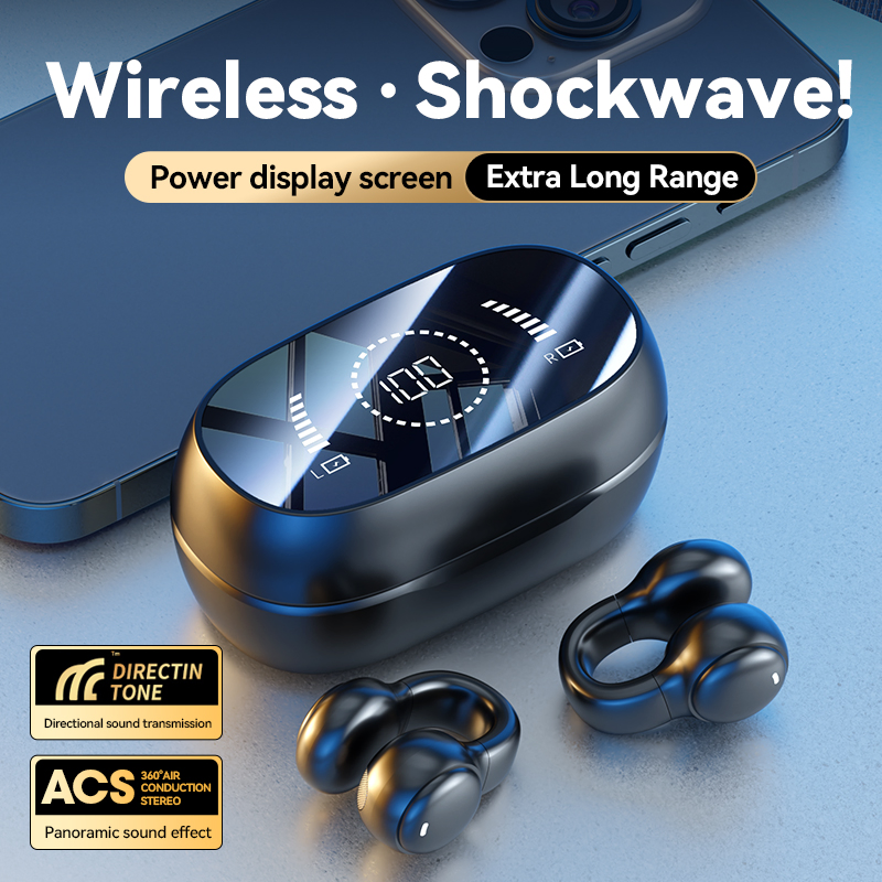 Наушники M47 Earclip с костной проводимостью, черные