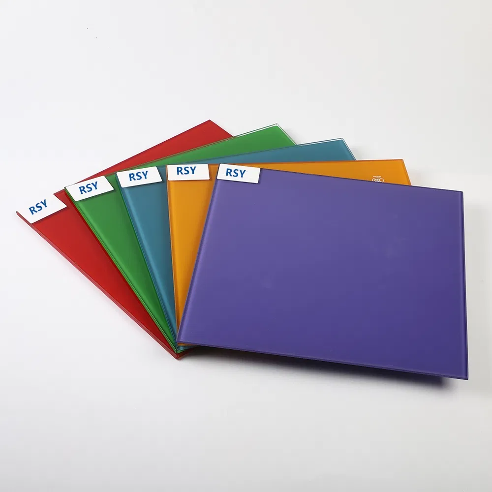 Colorful Paint Glass with Red/Green/Blue/Orange/White/Black Color